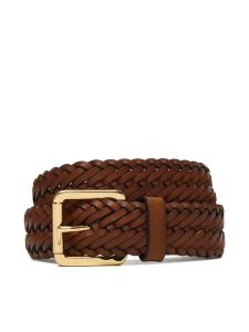 LAUREN RALPH LAUREN Pasek 412968766002 Brązowy. Brązowe paski Lauren Ralph Lauren, bez wzorów, ze skóry. Za 356,99 zł.