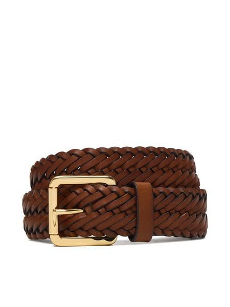 LAUREN RALPH LAUREN Pasek 412968766002 Brązowy. Brązowe paski Lauren Ralph Lauren, bez wzorów, ze skóry. Za 287,99 zł.