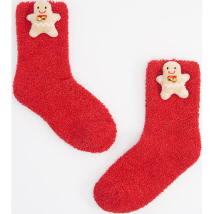Skarpetki frotte z dzwoneczkami - Czerwony. Czerwone skarpetki marki Reserved. Za 19,99 zł.