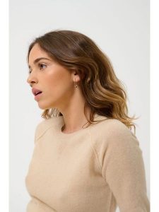 AUTHENTIC CASHMERE Kaszmirowy sweter "Etret" w kolorze beżowym rozmiar: XXL. Brązowe swetry oversize AUTHENTIC CASHMERE, xxl, bez wzorów, z kaszmiru, bez ramiączek. Za 347,99 zł.