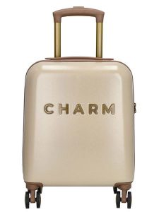 Charm Walizka "Capetown" w kolorze beżowym - 34 x 45 x 20 cm rozmiar: onesize. Brązowe walizki Charm, bez wzorów, z materiału. Za 195,99 zł.