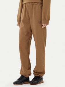 PINKO Spodnie dresowe Pazzo 105508 A2RB Brązowy Regular Fit. Brązowe spodnie dresowe Pinko, l, bez wzorów, z bawełny. Za 489,99 zł.