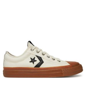 Trampki Converse. Brązowe trampki Converse, bez wzorów, bez zapięcia. Za 239,99 zł.