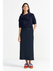 Rich & Royal Sweter w kolorze granatowym rozmiar: XL. Niebieskie swetry oversize Rich & Royal, xl, bez wzorów, bez ramiączek. Za 215,21 zł.