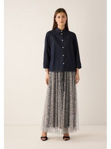 More & More Spódnica w kolorze szaro-granatowym rozmiar: 40. Szare spódnice More & More, na co dzień, bez wzorów, z tiulu, maxi. Za 210,81 zł.