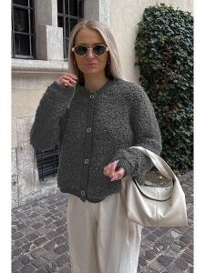 MADMEXT Kardigan w kolorze antracytowym rozmiar: M. Czarne kardigany MADMEXT. Za 143,99 zł.