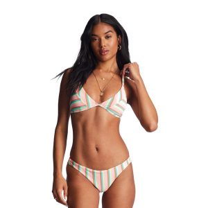 Dół od stroju kąpielowego Billabong Island Glow Tanlines Tanga. Czerwone bikini Billabong, bez wzorów. Za 89,99 zł.