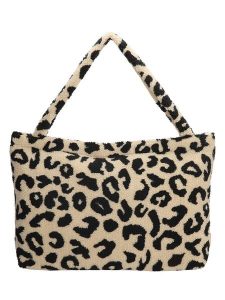 Beagles Shopper bag "Navarra" w kolorze beżowo-czarnym - 60 x 42 x 9,5 cm rozmiar: onesize. Brązowe shopper bag Beagles, bez wzorów, z materiału, na ramię, bez dodatków. Za 84,95 zł.