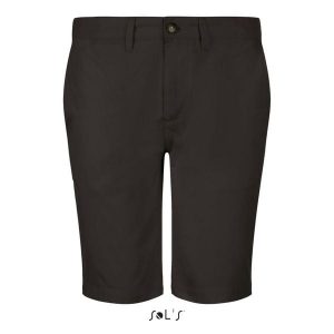 Szorty Sol's Jasper. Czarne szorty SOL'S, bez wzorów, z bawełny. W wyprzedaży za 151,50 zł.