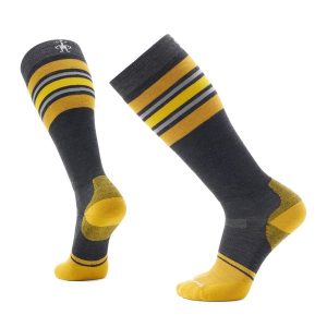 Skarpety Smartwool Snowboard Targeted Cushion Stripe Extra Stretch OTC. Szare skarpetki Smartwool, bez wzorów. Za 119,99 zł.