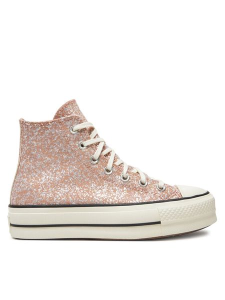 Converse Trampki Chuck Taylor All Star Lift Platform Hi A09422C Różowy. Czerwone trampki Converse, bez wzorów, z materiału, bez zapięcia. Za 279,99 zł.