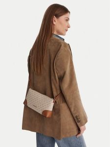 MICHAEL Michael Kors Torebka 32R6G1WC1B Écru. Białe torebki klasyczne MICHAEL Michael Kors, bez wzorów, ze skóry, bez dodatków. Za 599,99 zł.