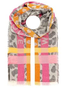 Zwillingsherz Szal ze wzorem rozmiar: onesize. Szaliki Zwillingsherz, bez wzorów, ze splotem. Za 148,96 zł.