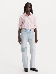 Levi´s Dżinsy - Regular fit - w kolorze błękitnym rozmiar: W32/L32. Niebieskie jeansy z aplikacjami, z podwyższonym stanem. Za 221,88 zł.