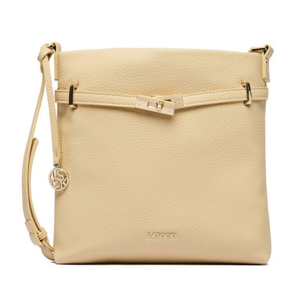 Torebka Lasocki. Żółte listonoszki Lasocki, bez wzorów, bez dodatków. Za 169,99 zł.