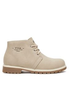 Fila Trapery FFW0466 Szary. Szare buty zimowe Fila, ze skóry, bez obcasa, bez zapięcia. Za 269,99 zł.