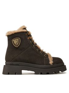 Blauer Trapery F4KIMMEL06 Brązowy. Brązowe buty zimowe Blauer, ze skóry, bez obcasa, bez zapięcia. Za 659,99 zł.