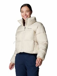 Columbia Kurtka zimowa "Puffect II" w kolorze kremowym rozmiar: XS. Brązowe kurtki Columbia, na zimę, xs, bez wzorów, z puchu, bez kaptura. Za 319,95 zł.