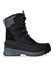 The North Face Śniegowce Chilkat V 400 WP NF0A5LW1NY71 Czarny. Czarne buty sportowe The North Face, ze skóry, bez obcasa, bez zapięcia. Za 399,99 zł.