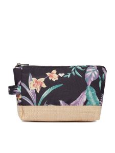 Roxy Kosmetyczka CWBEO-RX-W1-007-SS26 Czarny. Czarne kosmetyczki Roxy, bez wzorów, z materiału. Za 49,99 zł.