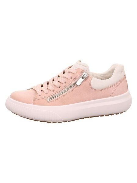 Legero Skórzane sneakersy "T4 Jump" w kolorze jasnoróżowym rozmiar: 40. Różowe trampki Legero, bez wzorów, bez zapięcia. Za 214,19 zł.