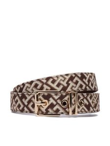 Tommy Hilfiger Pasek Th Square 2.5 Jacquard AW0AW18894 Brązowy. Brązowe paski TOMMY HILFIGER, bez wzorów, z materiału. Za 249,99 zł.