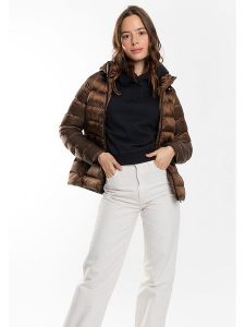 Northwood Kurtka pikowana "Jamie" w kolorze ciemnobrązowym rozmiar: XL. Brązowe kurtki Northwood, xl, bez wzorów, bez kaptura. Za 162,87 zł.