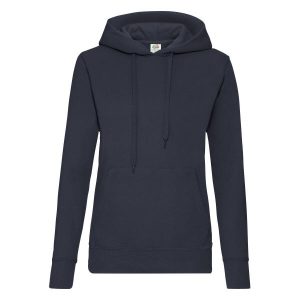 Bluza Damska Z Kapturem. Niebieskie bluzy FRUIT OF THE LOOM, l, bez wzorów, z kapturem. Za 103,99 zł.