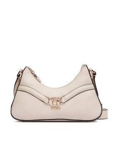 Guess Torebka Dea Mini HWBG79 93730 Écru. Listonoszki Guess, z aplikacjami, ze skóry, bez dodatków. Za 439,99 zł.