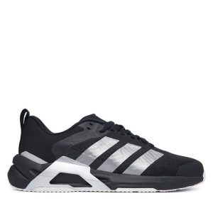 Buty na siłownię adidas. Czarne buty sportowe ADIDAS, bez wzorów, bez zapięcia, na fitness i siłownię. Za 399,99 zł.