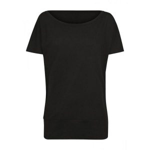 Damska Koszulka Z Nietoperzem. Czarne bluzki BUILD YOUR BRAND, xl, bez wzorów, sportowe, bez kołnierzyka, bez ramiączek. Za 57,99 zł.
