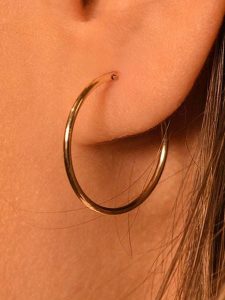 OR ÉCLAT Złote kolczyki-kreole "Sublimes créoles" rozmiar: onesize. Żółte kolczyki OR ÉCLAT, złote. Za 326,99 zł.