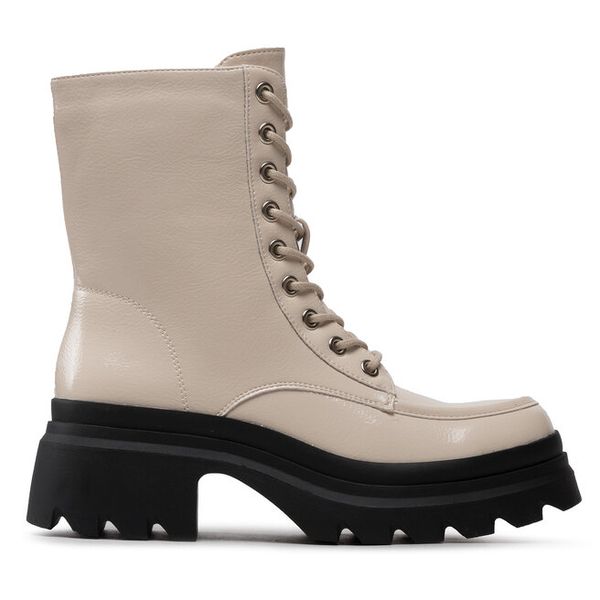 Trapery DeeZee. Brązowe buty zimowe DeeZee, bez obcasa, bez zapięcia. Za 129,99 zł.