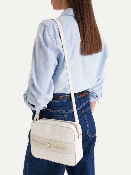 Beverly Hills Polo Club Torebka EO-BHPC-L-013-09 Écru. Listonoszki Beverly Hills Polo Club, bez wzorów, z materiału, bez dodatków. Za 249,99 zł.