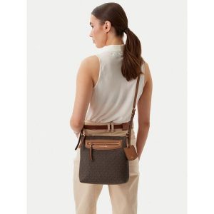 Torebka MICHAEL Michael Kors. Brązowe torebki klasyczne MICHAEL Michael Kors, bez wzorów, bez dodatków. Za 683,99 zł.
