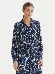 ONLY Koszula Nova 15284332 Granatowy Regular Fit. Niebieskie koszule ONLY, l, bez wzorów, z wiskozy, bez kołnierzyka, bez ramiączek. Za 139,99 zł.