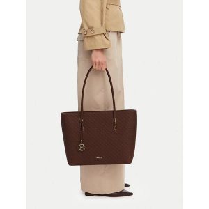 Torebka MEXX. Brązowe shopper bag Mexx, bez wzorów, bez dodatków. Za 159,99 zł.