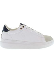 U.S. Polo Assn. Sneakersy w kolorze biało-beżowo-granatowym rozmiar: 39. Białe trampki U.S. Polo Assn., bez wzorów, bez zapięcia. Za 244,95 zł.