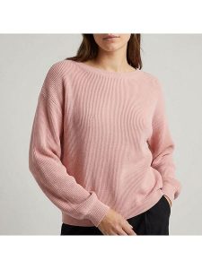 MOSS COPENHAGEN Sweter "Silda Rachelle" w kolorze jasnoróżowym rozmiar: XS/S. Różowe swetry oversize Moss Copenhagen, s, bez wzorów, bez ramiączek. Za 101,23 zł.