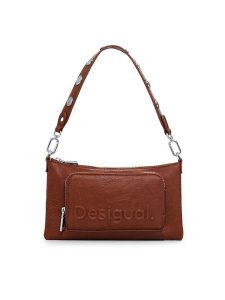 Desigual Torebka Monic 24WAYP02 Brązowy. Brązowe torebki klasyczne Desigual, bez wzorów, ze skóry, bez dodatków. Za 149,99 zł.