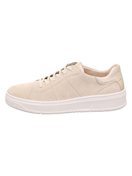 Legero Skórzane sneakersy "Rejoise" w kolorze kremowym rozmiar: 37. Brązowe trampki Legero, bez wzorów, bez zapięcia. Za 205,83 zł.