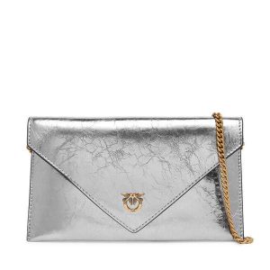 Torebka PINKO. Szare torebki wieczorowe Pinko, bez wzorów, bez dodatków. Za 589,99 zł.