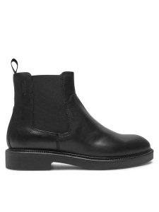 Vagabond Shoemakers Sztyblety Alex W 5648-101-20 Czarny. Czarne botki Vagabond Shoemakers, bez wzorów, ze skóry, bez obcasa, na płaskiej podeszwie, bez zapięcia. Za 379,99 zł.