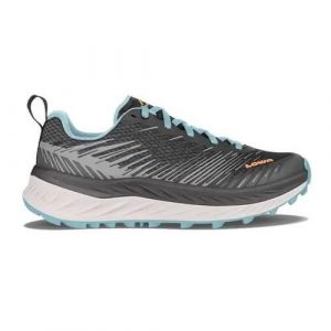 Buty trekkingowe damskie Lowa Fortux. Szare buty trekkingowe Lowa, z materiału, bez zapięcia. W wyprzedaży za 625,55 zł.