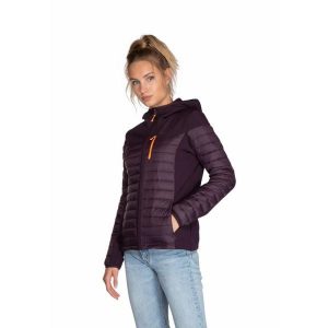 Damska kurtka puchowa Protest Aaliyah. Fioletowe kurtki Protest, bez wzorów, z puchu, bez kaptura. Za 422,00 zł.