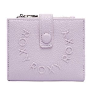 Portfel Roxy. Fioletowe portfele Roxy, bez wzorów. Za 59,99 zł.