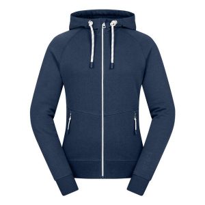 Bluza damska z kapturem ELT Pamplona. Niebieskie bluzy ELT, bez wzorów, z kapturem. Za 255,00 zł.