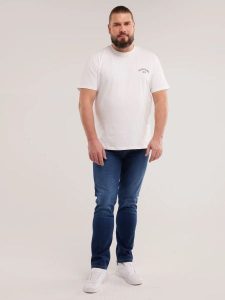 Jeansy męskie dopasowane granatowe Terry 499. Niebieskie rurki Big Star, z jeansu. Za 329,99 zł.