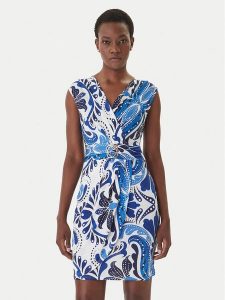 Morgan Sukienka letnia 261-RALIXA Kolorowy Regular Fit. Kombinezony Morgan, na lato, bez wzorów, z syntetyku, bez kołnierzyka, bez ramiączek. Za 279,99 zł.