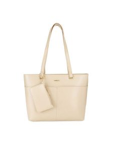 MEXX Torebka MEXX-S-003-07 Beżowy. Brązowe shopper bag Mexx, bez wzorów, ze skóry, bez dodatków. Za 199,99 zł.